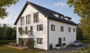 ROOMS4 – große, familienfreundliche DHH mit Traumgarten in ruhiger Lage Moosach - im eleganten Weiß Straßenseite