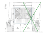 ROOMS4- Moderne DHH nur wenige Gehminuten vom Zentrum von Eichenau - Lageplan linkes Grundstück
