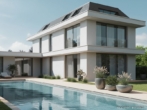ROOMS4 - Premium Grundstück für zwei Villen - so könnte die Villa aussehen KI generiert