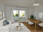 ROOMS4- sonnige 3 Zimmerwohnung mit Panoramablick in Ainring - Wohnzimmer