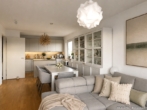 ROOMS4 - top-moderne vier Zimmerwohnung mit Alpenblick - offener Wohn- und Essbereich